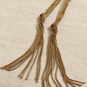 KNOTTED TASSEL EARRINGS | AUREUS + ARGENT